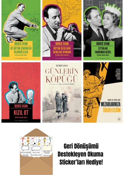 Boris Vian 6 Kitap Seti
