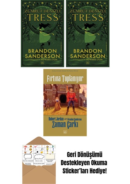 Zümrüt Denizli Tress (Ciltli) + Zümrüt Denizli Tress + Zaman Çarkı Serisi 12: Fırtına Toplanıyor
