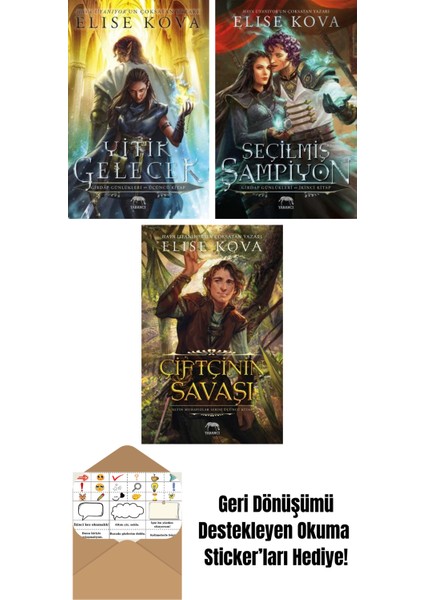 Yitik Gelecek + Seçilmiş Şampiyon – Girdap Günlükleri Ikinci Kitap + Çiftçinin Savaşı – Altın Muhafızlar Serisi 3 (Ciltli)