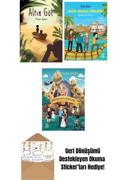Altın Göl + Antik Mısır’a Gidiyoruz – Eğlenceli Tarih Serisi 2 + Kapadokya Perileri – Efsanevi Yerler Serisi 1