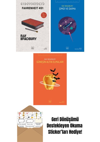 Fahrenheit 451 (70. Yıl Özel Baskısı) + Şimdi ve Daima + Güneşin Altın Elmaları