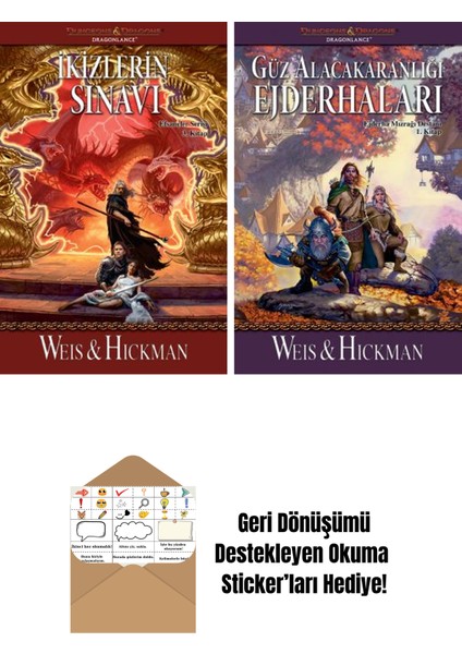 Ikizlerin Sınavı – Efsaneler Serisi 3. Kitap + Güz Alacakaranlığı Ejderhaları – Ejderha Mızrağı Destanı 1. Kitap