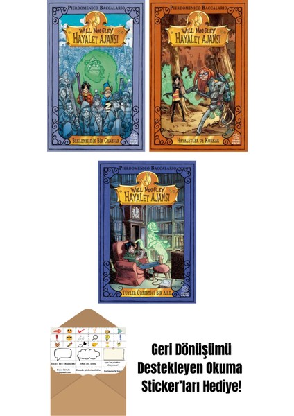 Will Moogley Hayalet Ajansı – 5 Beklenmedik Bir Canavar + Will Moogley Hayalet Ajansı – 4 Hayaletler De Korkar + Will Moogley Hayalet Ajansı 2 – Tüyler Ürpertici Bir Hayalet