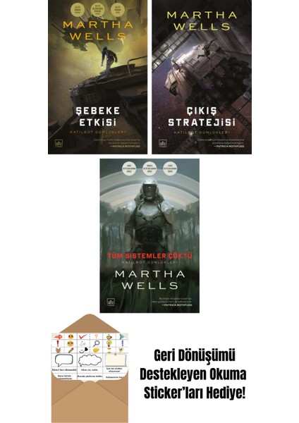 Şebeke Etkisi – Katilbot Günlükleri 5 + Çıkış Stratejisi – Katilbot Günlükleri 4 + Tüm Sistemler Çöktü – Katilbot Günlükleri 1