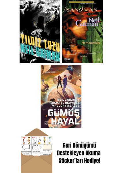 Yıldız Tozu + Sandman 9 – Merhametliler + Gümüş Hayal – Ara Dünya 2 (Ciltli)