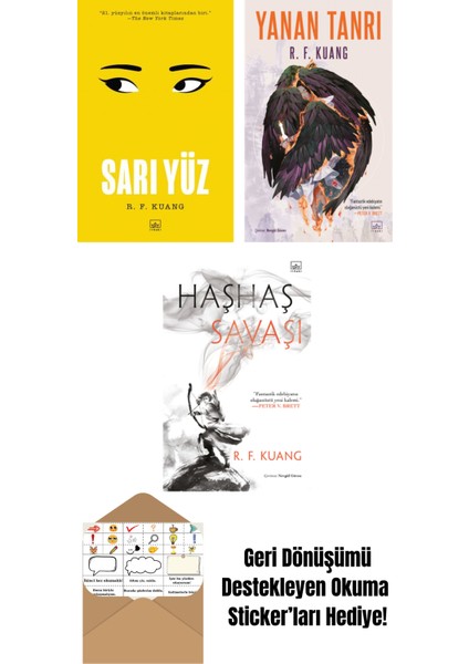 Sarı Yüz + Yanan Tanrı – Haşhaş Savaşı Üçlemesi 3 + Haşhaş Savaşı – Haşhaş Savaşı Üçlemesi 1 (Ciltli)