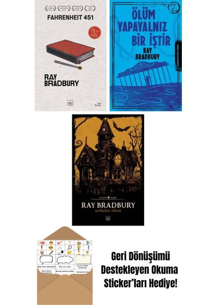 Fahrenheit 451 (70. Yıl Özel Baskısı) + Ölüm Yapayalnız Bir Iştir + Sonbahar Ülkesi