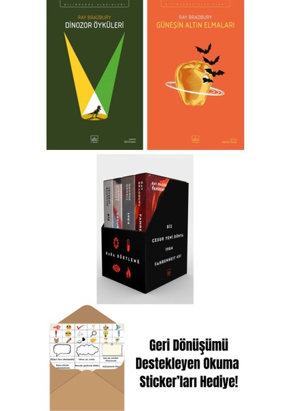 Dinozor Öyküleri + Güneşin Altın Elmaları + Kara Dörtleme Kutu Set (4 Kitap)