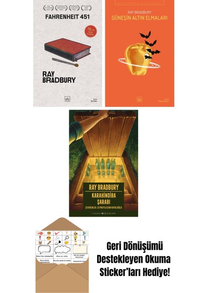 Fahrenheit 451 (70. Yıl Özel Baskısı) + Güneşin Altın Elmaları + Karahindiba Şarabı