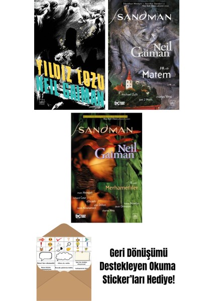 Yıldız Tozu + Sandman 10 – Matem + Sandman 9 – Merhametliler