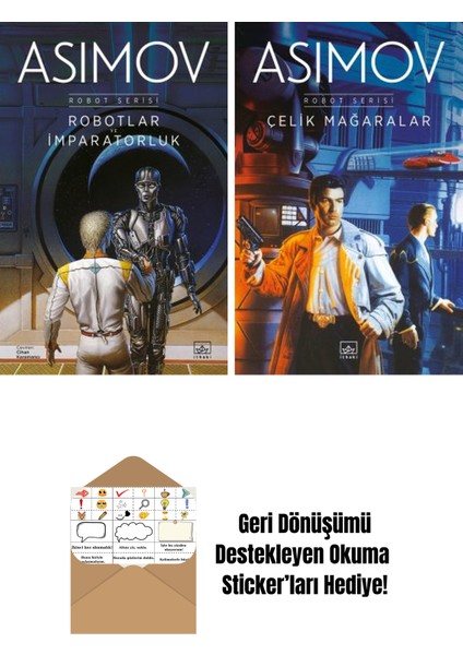 Robotlar ve Imparatorluk – Robot Serisi 4. Kitap + Çelik Mağaralar – Robot Serisi 1. Kitap