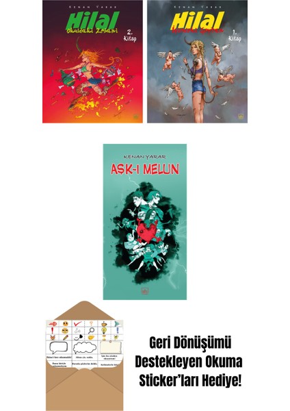 Hilal 2. Kitap – Okuldaki Zebani + Hilal 1. Kitap – Içimdeki Şeytan (Sınırlı Sayıda Imzalı) + Aşk-I Melun