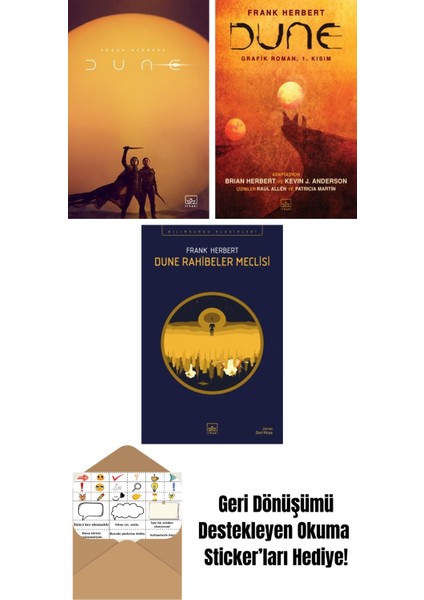 Dune (Film Kapağı) + Dune – Grafik Roman 1. Kısım + Dune Rahibeler Meclisi