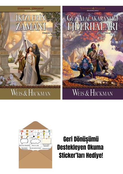 Ikizlerin Zamanı – Efsaneler Serisi 1. Kitap + Güz Alacakaranlığı Ejderhaları – Ejderha Mızrağı Destanı 1. Kitap