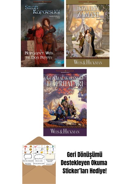 Silah Kardeşliği – Raistlin Tarihçeleri 2. Kitap + Ikizlerin Zamanı – Efsaneler Serisi 1. Kitap + Güz Alacakaranlığı Ejderhaları – Ejderha Mızrağı Destanı 1. Kitap