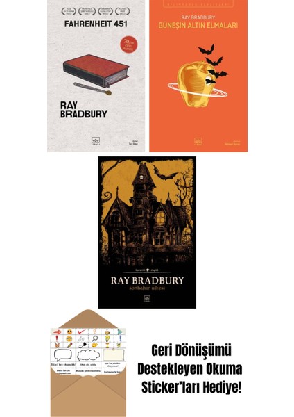 Fahrenheit 451 (70. Yıl Özel Baskısı) + Güneşin Altın Elmaları + Sonbahar Ülkesi