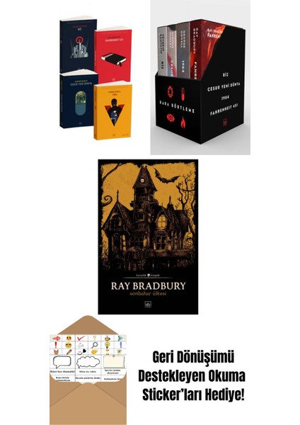 Kara Dörtleme Set + Kara Dörtleme Kutu Set (4 Kitap) + Sonbahar Ülkesi