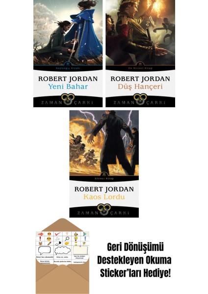Yeni Bahar – Zaman Çarkı Başlangıç Kitabı + Düş Hançeri – Zaman Çarkı 11 + Kaos Lordu – Zaman Çarkı 6