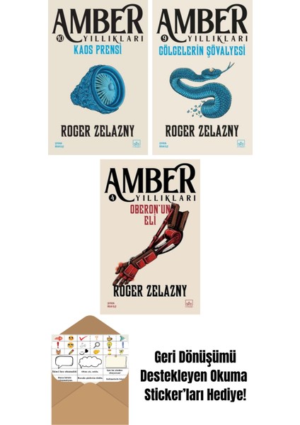 Kaos Prensi / Amber Yıllıkları 10 + Gölgelerin Şövalyesi – Amber Yıllıkları 9 + Oberon’un Eli – Amber Yıllıkları 4