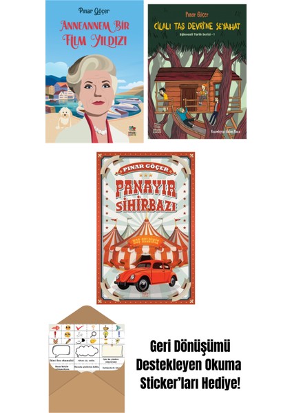 Anneannem Bir Film Yıldızı + Cilalı Taş Devri’ne Seyahat – Eğlenceli Tarih Serisi 1 + Panayır Sihirbazı