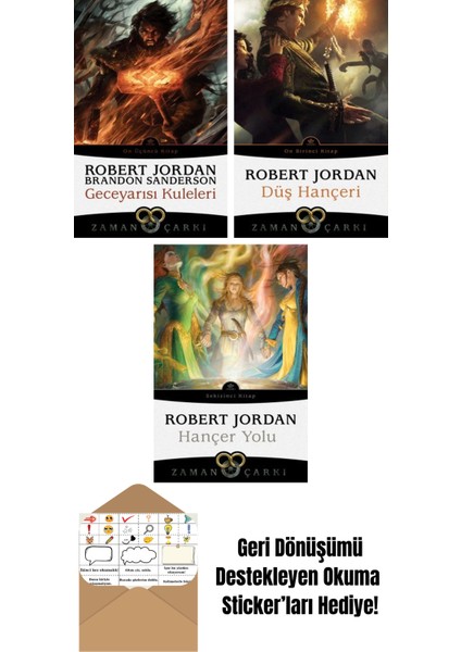 Geceyarısı Kuleleri – Zaman Çarkı 13 + Düş Hançeri – Zaman Çarkı 11 + Hançer Yolu – Zaman Çarkı 8