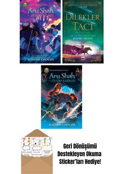 Aru Shah ve Dilek Ağacı + Dilekler Tacı + Aru Shah ve Ölüm Şarkısı