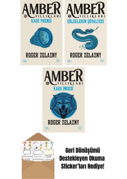 Kaos Prensi / Amber Yıllıkları 10 + Gölgelerin Şövalyesi – Amber Yıllıkları 9 + Kaos Imgesi – Amber Yıllıkları 8