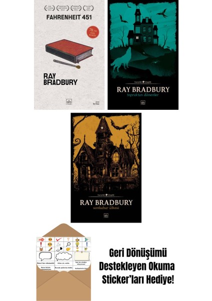 Fahrenheit 451 (70. Yıl Özel Baskısı) + Topraktan Dönenler + Sonbahar Ülkesi