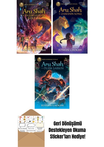 Aru Shah ve Ölümsüzlük Nektarı + Aru Shah ve Zamanın Sonu + Aru Shah ve Ölüm Şarkısı