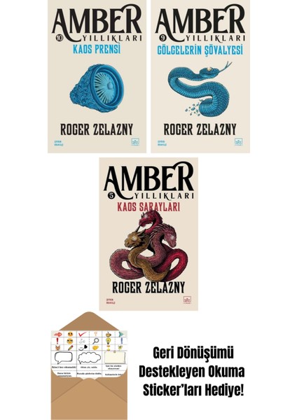 Kaos Prensi / Amber Yıllıkları 10 + Gölgelerin Şövalyesi – Amber Yıllıkları 9 + Kaos Sarayları – Amber Yıllıkları 5