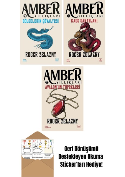 Gölgelerin Şövalyesi – Amber Yıllıkları 9 + Kaos Sarayları – Amber Yıllıkları 5 + Avalon’un Tüfekleri – Amber Yıllıkları 2
