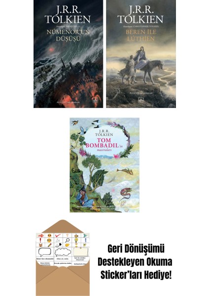 Númenor’un Düşüşü + Beren ile Luthien + Tom Bombadil’in Maceraları (Özel Ciltli Baskı)