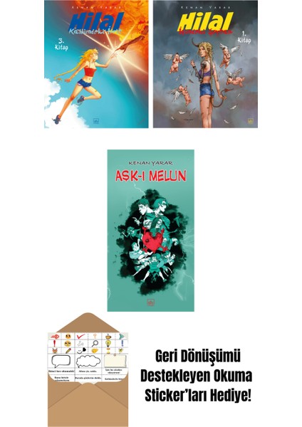 Hilal 3. Kitap – Kalbimdeki Ifrit + Hilal 1. Kitap – Içimdeki Şeytan (Sınırlı Sayıda Imzalı) + Aşk-I Melun