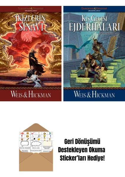 Ikizlerin Sınavı – Efsaneler Serisi 3. Kitap + Kış Gecesi Ejderhaları – Ejderha Mızrağı Destanı 2. Kitap