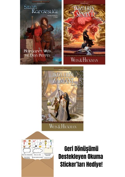 Silah Kardeşliği – Raistlin Tarihçeleri 2. Kitap + Ikizlerin Sınavı – Efsaneler Serisi 3. Kitap + Ikizlerin Zamanı – Efsaneler Serisi 1. Kitap