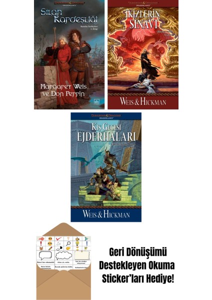 Silah Kardeşliği – Raistlin Tarihçeleri 2. Kitap + Ikizlerin Sınavı – Efsaneler Serisi 3. Kitap + Kış Gecesi Ejderhaları – Ejderha Mızrağı Destanı 2. Kitap
