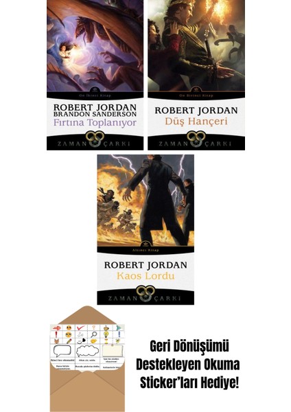 Fırtına Toplanıyor – Zaman Çarkı 12 + Düş Hançeri – Zaman Çarkı 11 + Kaos Lordu – Zaman Çarkı 6