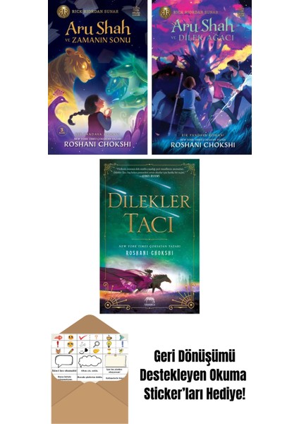 Aru Shah ve Zamanın Sonu + Aru Shah ve Dilek Ağacı + Dilekler Tacı
