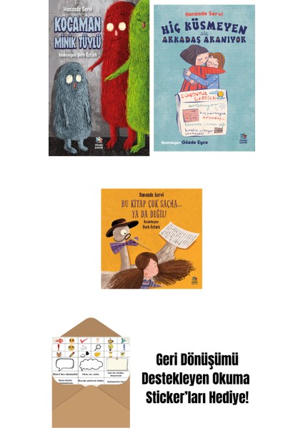 Kocaman Minik Tüylü + Hiç Küsmeyen Arkadaş Aranıyor + Bu Kitap Çok Saçma… Ya Da Değil!