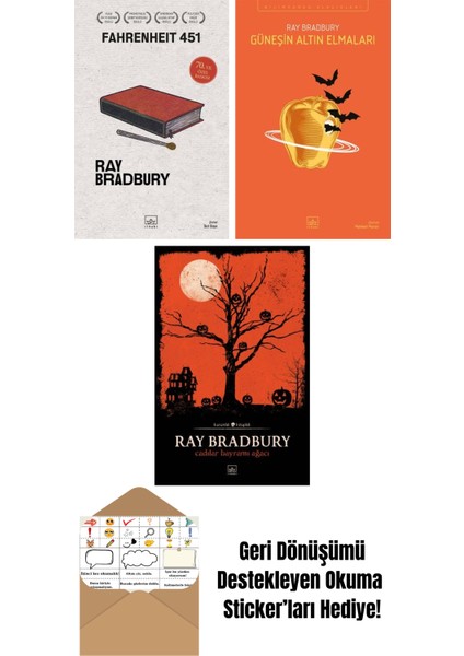 Fahrenheit 451 (70. Yıl Özel Baskısı) + Güneşin Altın Elmaları + Cadılar Bayramı Ağacı