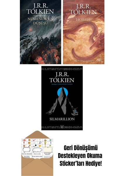 Númenor’un Düşüşü + Hobbit (Resimli – Ciltli) + Silmarillion
