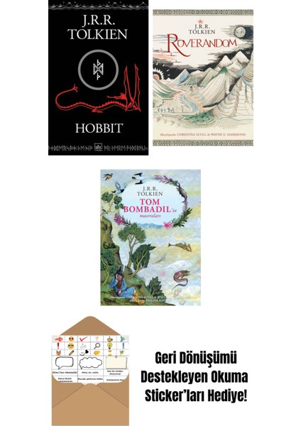 Hobbit (Siyah Kapak) + Roverandom (Özel Ciltli Baskı) + Tom Bombadil’in Maceraları (Özel Ciltli Baskı)