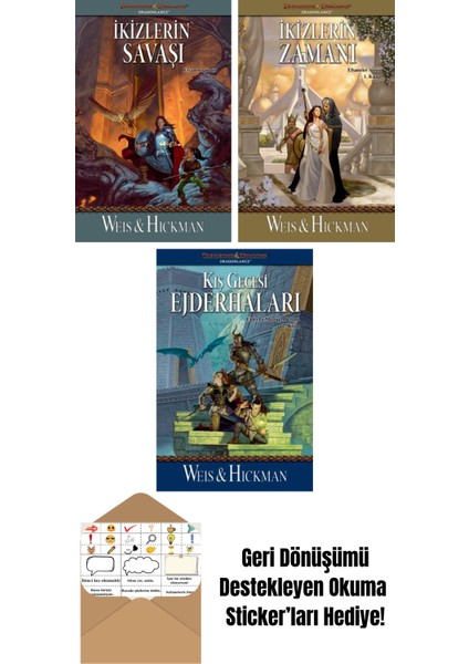 Ikizlerin Savaşı – Efsaneler Serisi 2. Kitap + Ikizlerin Zamanı – Efsaneler Serisi 1. Kitap + Kış Gecesi Ejderhaları – Ejderha Mızrağı Destanı 2. Kitap