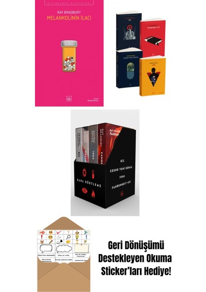 Melankolinin Ilacı + Kara Dörtleme Set + Kara Dörtleme Kutu Set (4 Kitap)