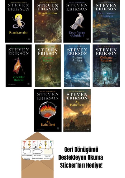 Steven Erikson 10 Kitap Seti