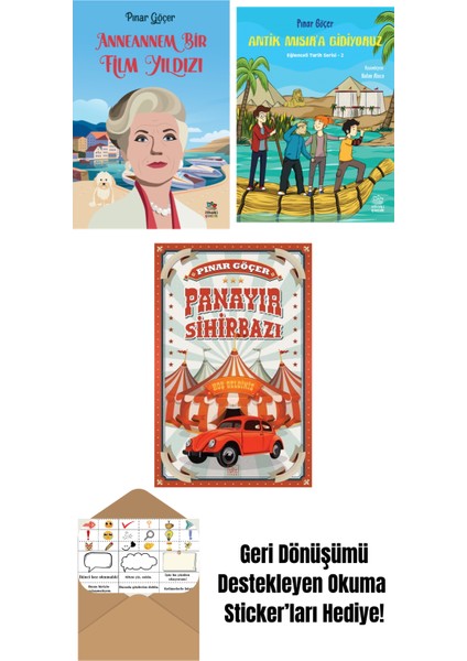 Anneannem Bir Film Yıldızı + Antik Mısır’a Gidiyoruz – Eğlenceli Tarih Serisi 2 + Panayır Sihirbazı