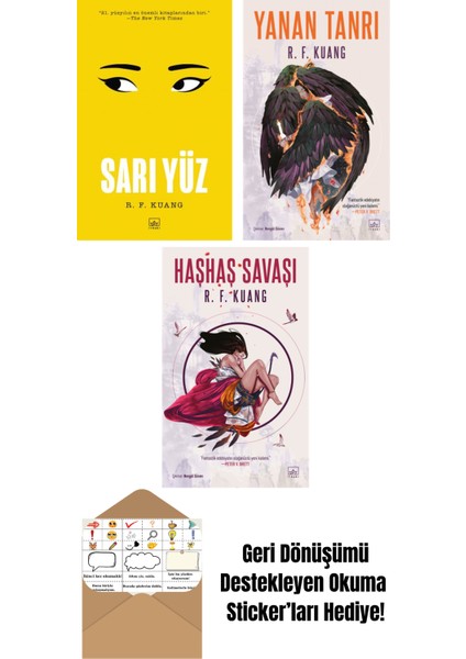 Sarı Yüz + Yanan Tanrı – Haşhaş Savaşı Üçlemesi 3 + Haşhaş Savaşı – Haşhaş Savaşı Üçlemesi 1