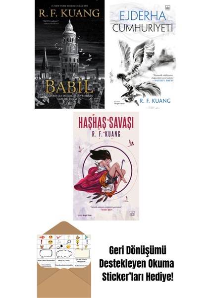 Babil + Ejderha Cumhuriyeti – Haşhaş Savaşı Üçlemesi 2 (Ciltli) + Haşhaş Savaşı – Haşhaş Savaşı Üçlemesi 1