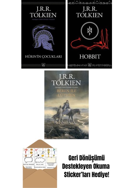 Hurin’in Çocukları + Hobbit (Siyah Kapak) + Beren ile Luthien