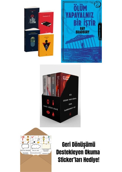 Kara Dörtleme Set + Ölüm Yapayalnız Bir Iştir + Kara Dörtleme Kutu Set (4 Kitap)